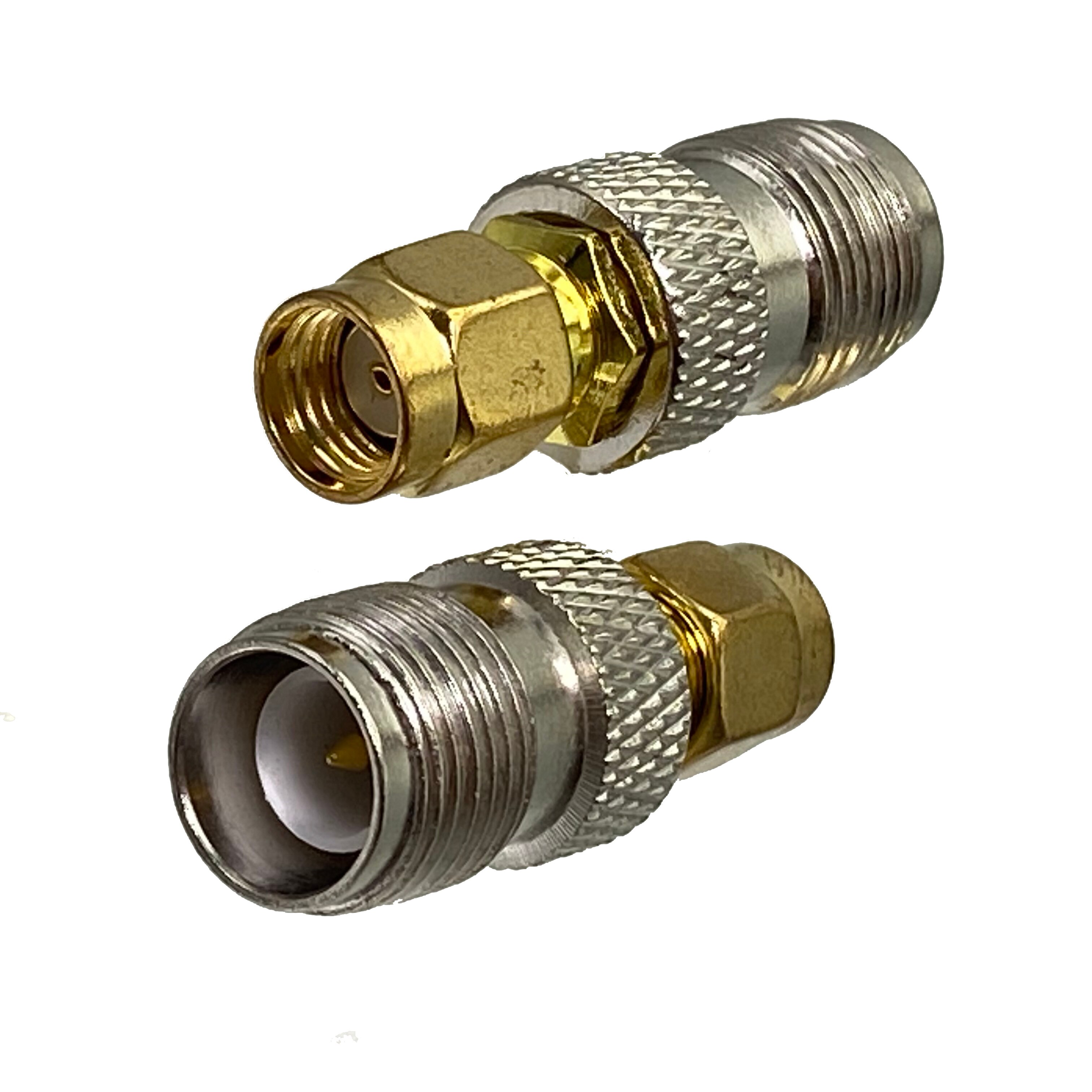 1pcs Connector Adapter RP-TNC Female Plug to RP-SMA Male Jack RF Coaxial Converter Straight New