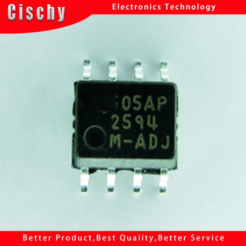 10pcs LM2594M-ADJ LM2594M-ADJ LM2594M LM2594 SOP-8 SMD
