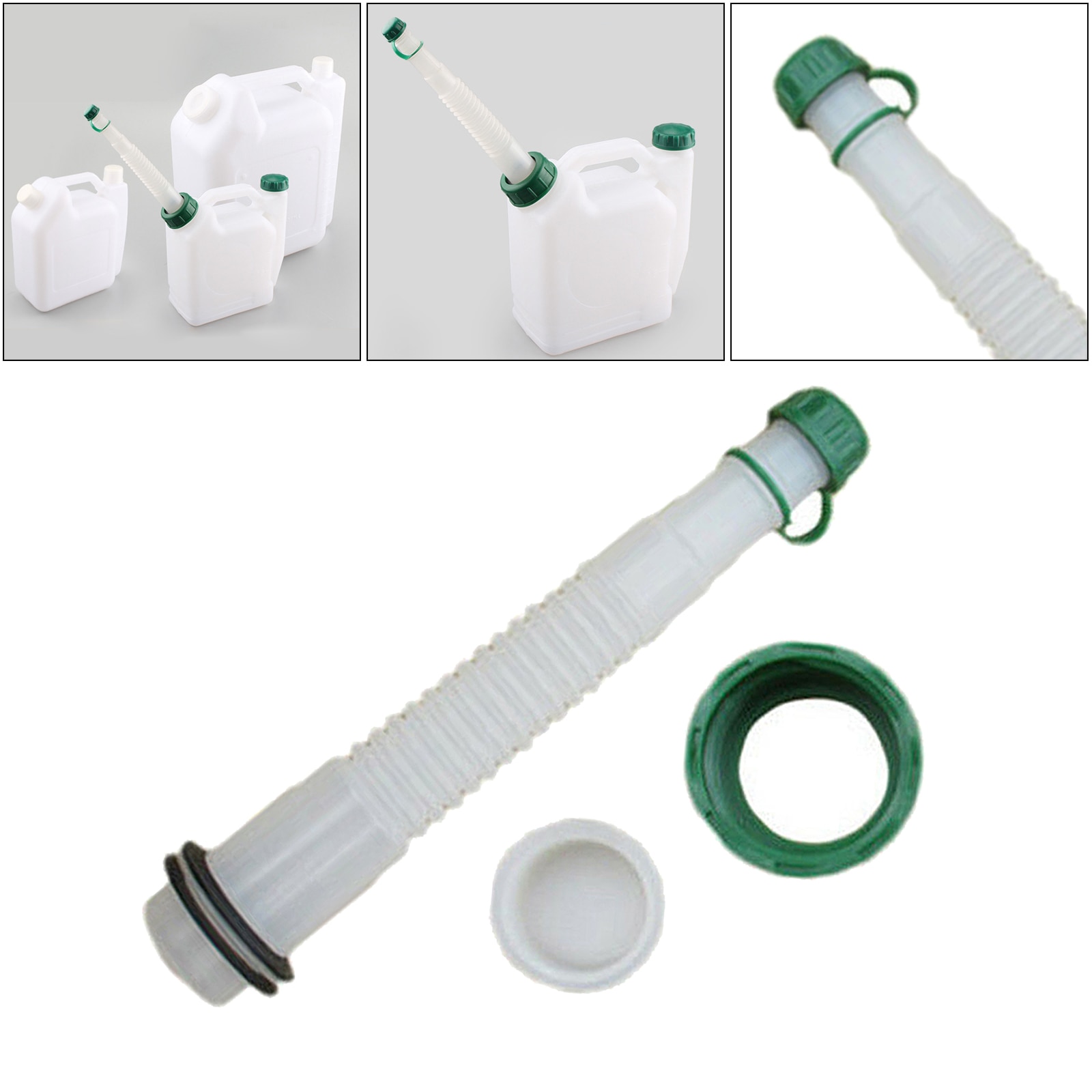 Gas Fuel Nozzle Replacement 17x2.6cm Plastic for 5 Gallon Old