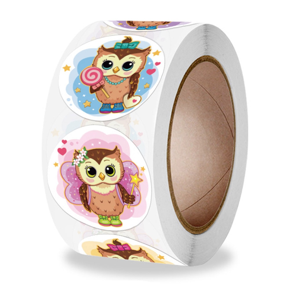100-500pcs Teacher Reward Stickers for Kids Children School Encouragement Students Stickers Games Toy Animals Stationery Labels