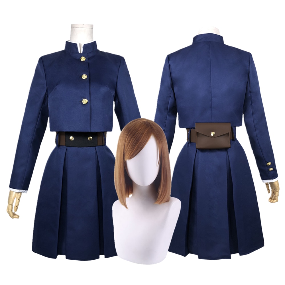 Anime Jujutsu Kaisen Yuji Itadori Nobara Kugisaki Megumi Fushiguro Ryomen Sukuna Kimono Uniform Cosplay Costume