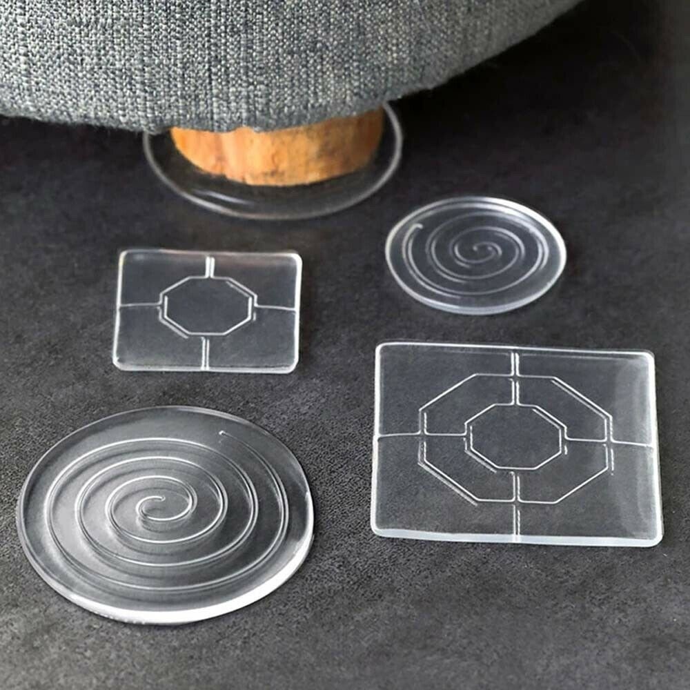 4pcs Thick Furniture Silicone Protection Cover Non-slip Table Chairs Foot Covers Protection Caps Pad Leg Sofa Slider Mat Fitting