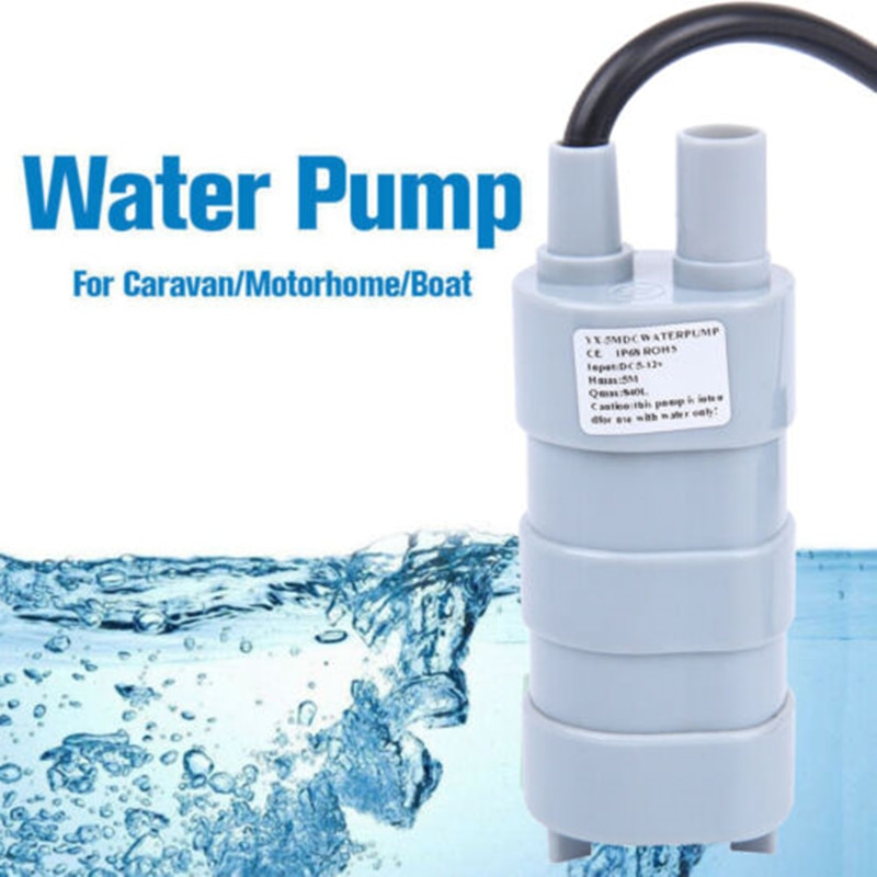 DC 12V Submersible Water Pump Immersible Pump 840L/H 5M Pump Head for Wash Aquarium Bath Water Pump HM Garden Washing Pumps
