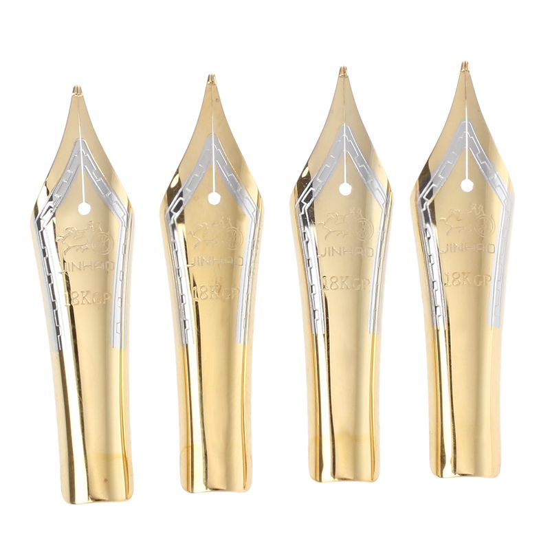4Pcs/Lot Jinhao 159 450 599 750 baoer 388 Fountain pen Universal design large Pen nib Gold tip 0.5mm
