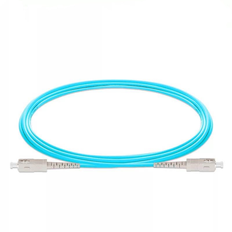 5PCS/lot SCUPC -SCUPC OM3 Fiber Optic Patch Cord 10G 50/125 Fiber Cable Multimode Simplex Optical Jumper