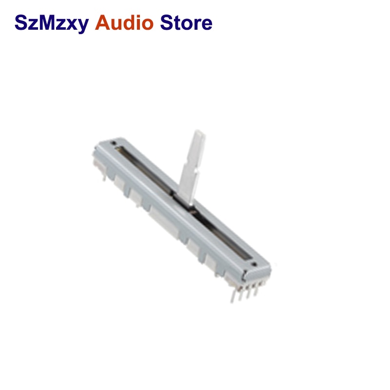 3/4PCS 10K New Japan imported original ALPS 10KBX2 switch fader Dual-unit Slide Potentiometer 60mm HIFI RS45112