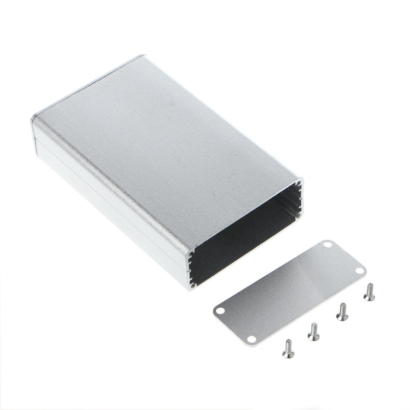 1 PC Aluminum Silver Color Project Box Enclosure Case Electronic DIY Instrument Case 80x50x20mm 2020 NEW