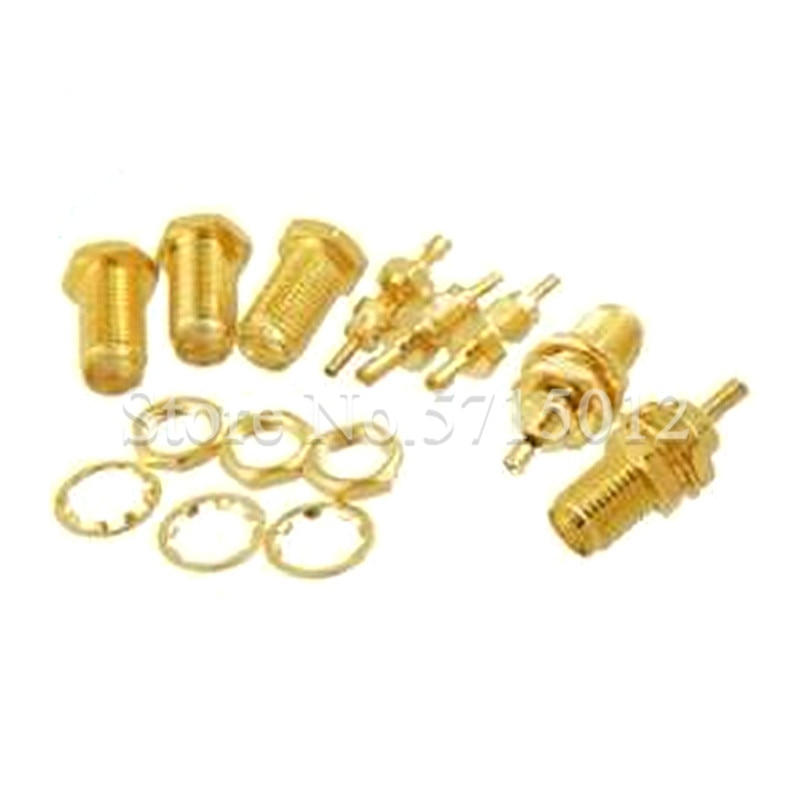 5PCS SMA-KY Fission Welding RG1.13 Cable RF Connector 11mm Lengthen Outer Screw Radio-frequency Coaxial Connectors