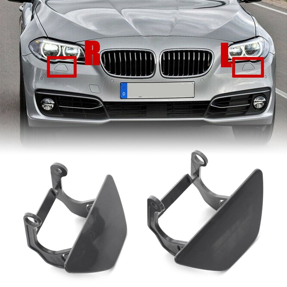 f10 Car Front Bumper Headlight Headlamp Washer Cap Cover For BMW F10 F18 5 Series 535i 2014 2015 2016 ABS Plastic