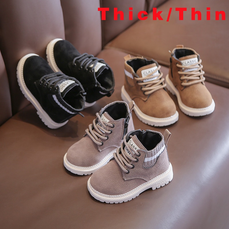 2022 Autumn Winter kids Boots Girls Boys warm snow Boots Child short Boot Non-slip Outdoor cotton Shoes STP014