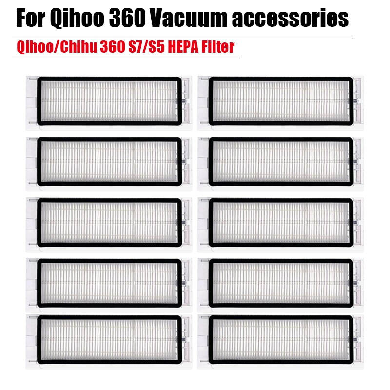 For Qihoo 360 S5 S7 replacement accessories HEPA filter cleaning cloth side brush rag chihu sweeper robot vacuum cleaner parts