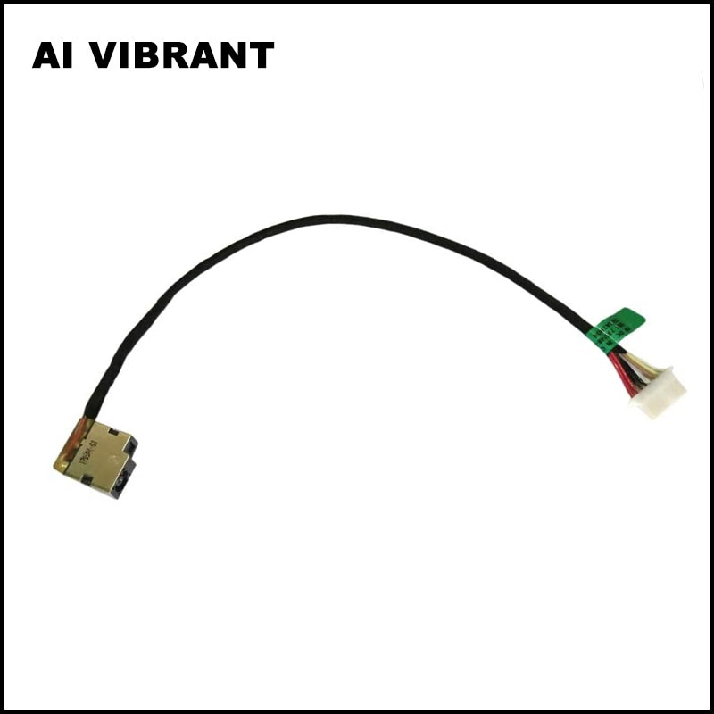 DC Power Jack Connector W/Cable For HP Pavilion Gaming 15-AK000 15-AK100