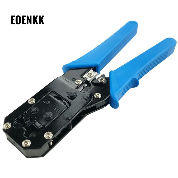 Network Cable Pliers Dual-use Network Wire Crimpers RJ45 Modular Plug Pressing Pliers Network Clamp 4 /6 /8P Network Clamp