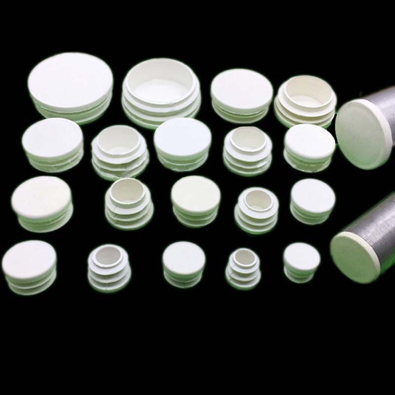 5/10/20pcs Round Plastic White Blanking End Cap Tube Pipe Insert Plug Bung Diameter 16mm/19mm/22mm/25mm/28mm/32mm/38mm/50mm
