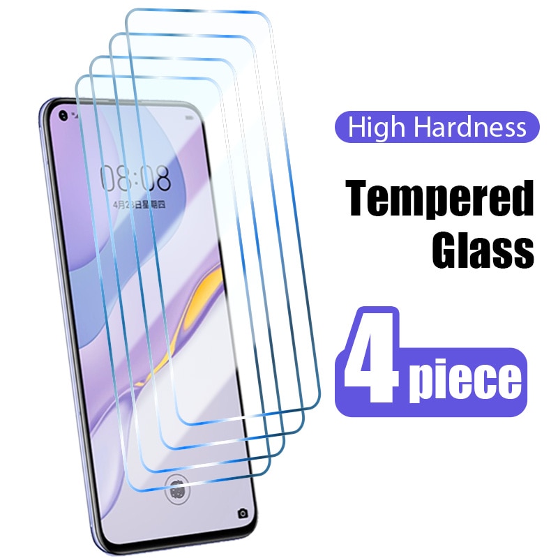 4PCS Tempered Glass for Huawei P Smart s P Smart z Screen Protector for Huawei P30 Lite P40 Pro P20 Lite 5G phone Glass