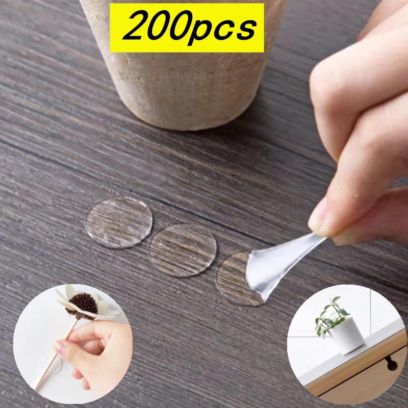 Round super double sides Tape Dot Acrylic adhesive sticker for Office home Party decor car accessories Installation Fixing Pad
