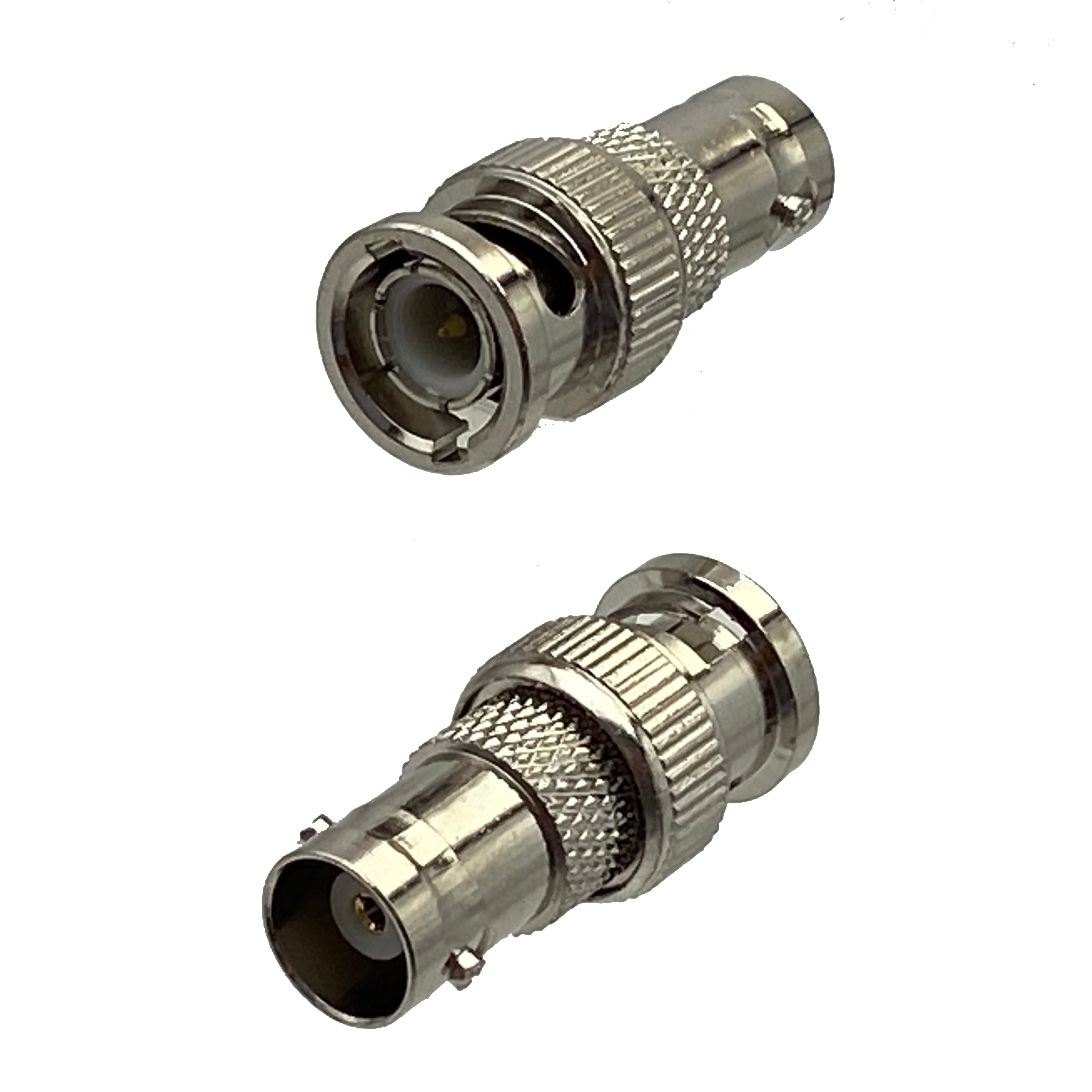 1pcs Connector Adapter BNC Male Plug to BNC Female Jack RF Coaxial Converter Wire Terminal New Brass