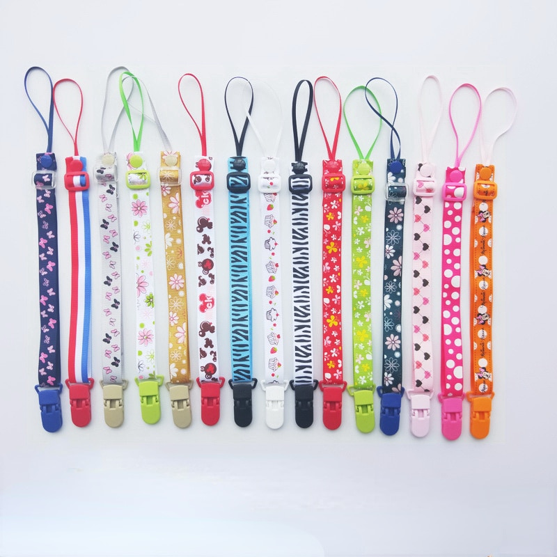 Adjustable Baby Pacifier Clip Chain Dummy Clip Nipple Holder Children Nipple Feeding Teether Chian Anti-drop Rope