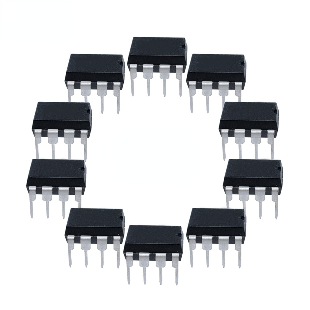 10PCS/Lot NE555 NE 555 NE555P DIP-8 DIP 8 SINGLE BIPOLAR TIMERS IC CHIP