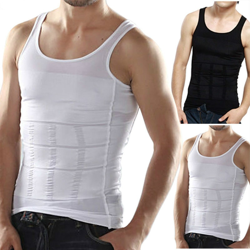 slimming vest Men's Slimming Underwear Body Shaper Waist Cincher Corset Men Shaper Vest Body Slimming Tummy Belly Body Shap