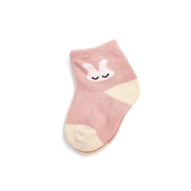 Clearance!!!1pc Random Color Cotton Baby Socks Breathable Cartoon Rabbit Cute Newborn Socks Baby Girls Socks for 0-1 Year