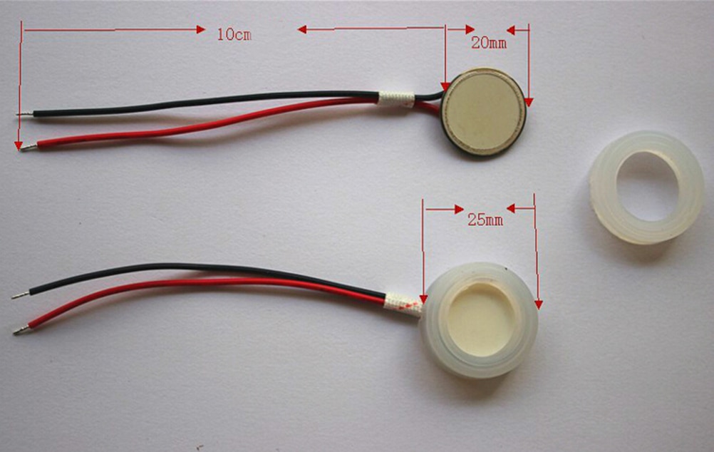 1pcs D20mm Ultrasonic Atomizing Transducer Mist Maker Ceramic Humidifier