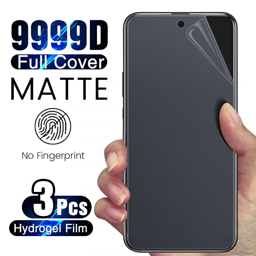 3pcs 9999d matte frosted hydrogel film for samsung galaxy zflip3 z flip3 flip 3 zflip 3 5g screen protectors not tempered glass