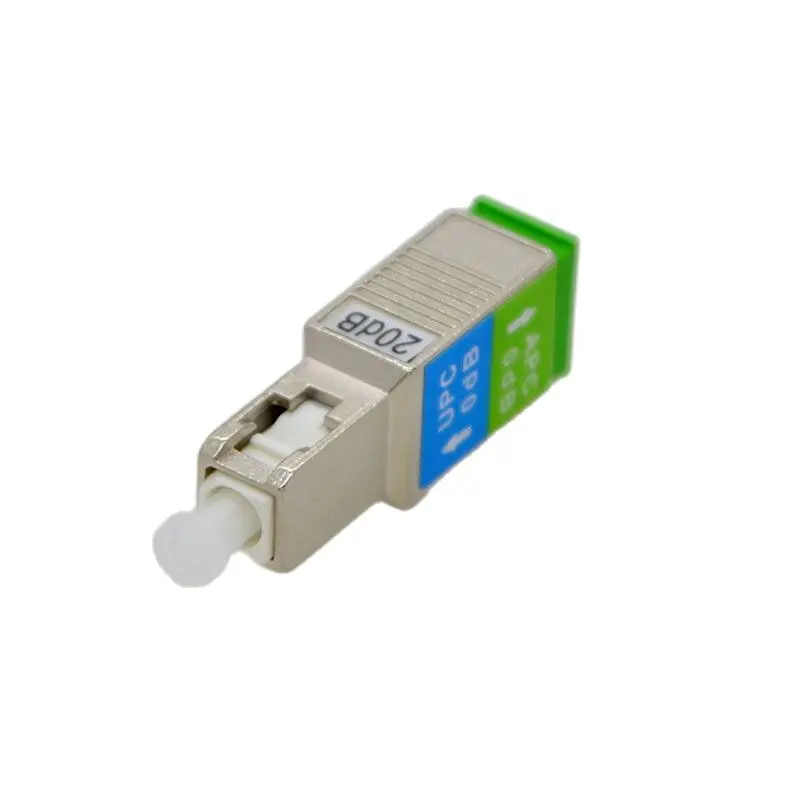10PCS Fiber Optic Adapter Connector SC/APC Female -SC/UPC Male 1~20dB Fixed Fiber Attenuator Coupler Flange Free Shipping Brazil