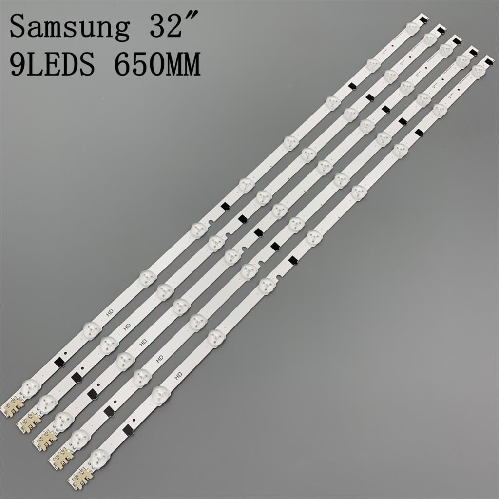 5pcs LED Backlight strip 9lamp 2013SVS32H D2GE-320SC0-R3 For UE32F6100AK UA32F5000AR UE32F5000AS CY-HF320AGEV5H CY-HF320AGEV4H