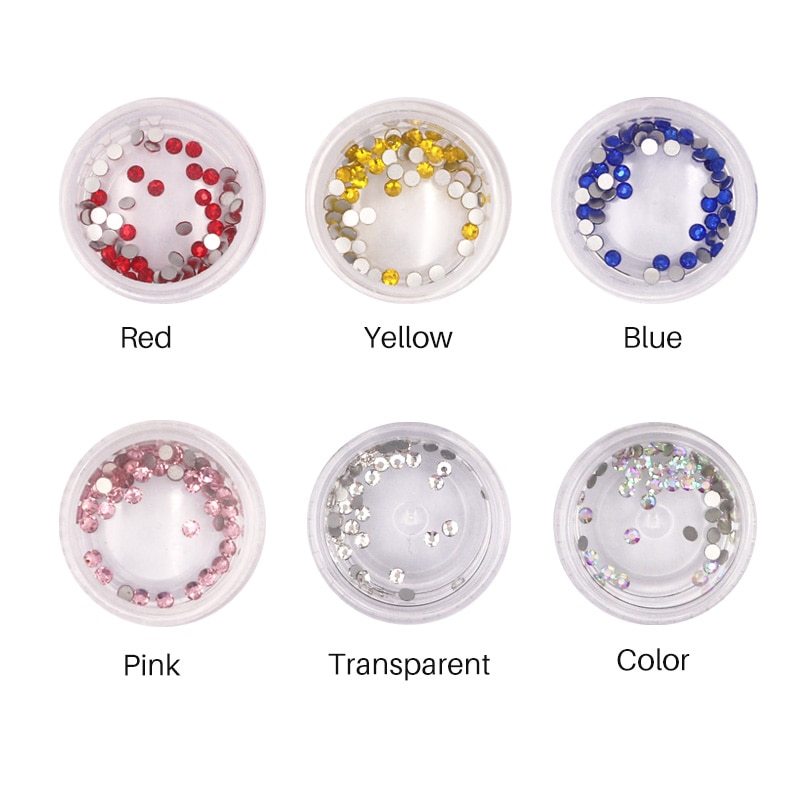 50pcs Dental Diamond Crystal Teeth Whitening Studs Acrylic Tooth Ornaments Tooth Gems Jewelry 8 Colors Tooth Decoration Material