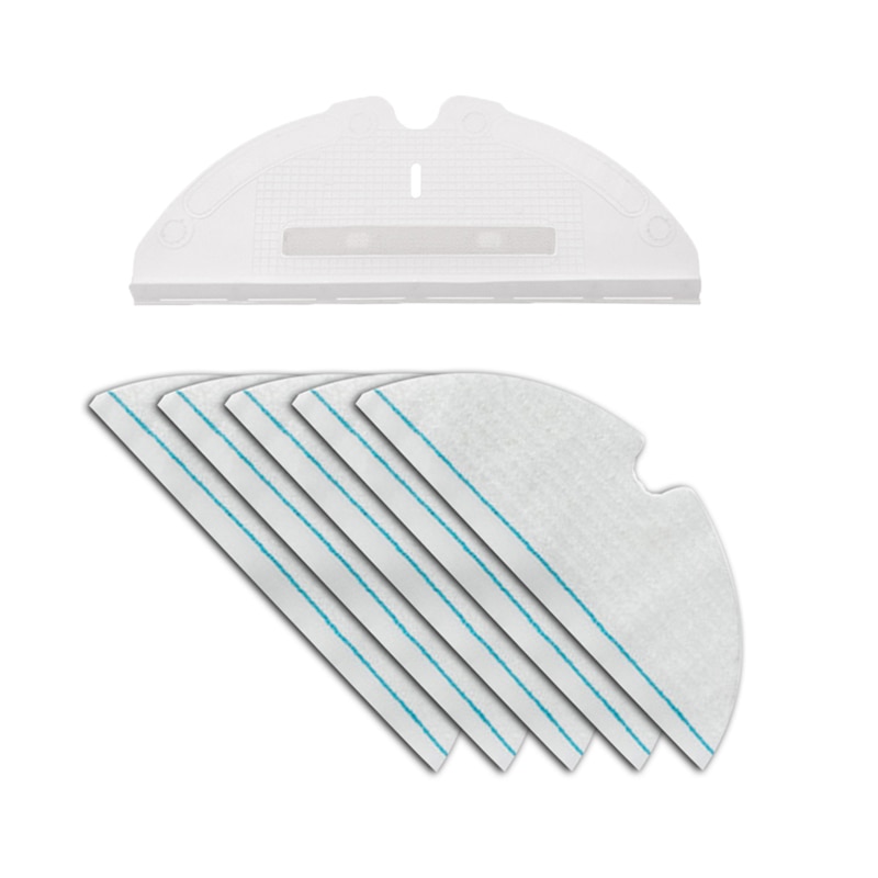 PC Disposable Mop Cloth Holder Accessories For Xiaomi Mijia 1/1s Roborock S6 S5 T5 T6 S5 Max S55 Robotic Vacuum Cleaner Parts