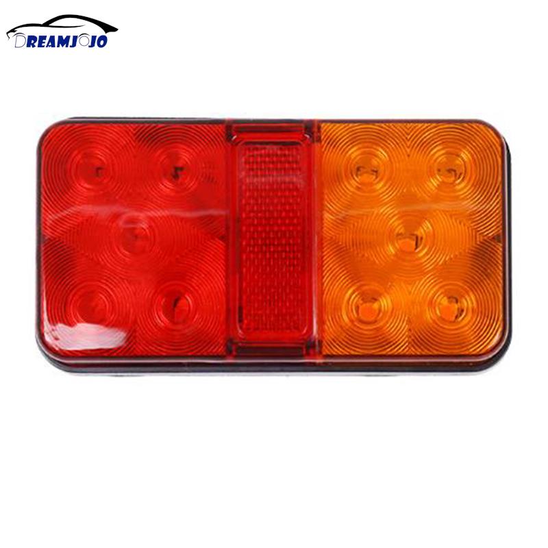 1pcs 12v Waterproof Stop Signals Car Truck Led Rear Tail Light Warning Lights Lamp For Caravan Trailer Lorry Boats