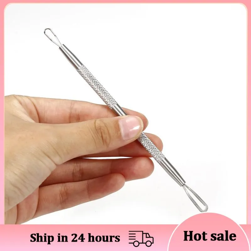 1PC/1Set Silver Blackhead Needles Comedone Acne Pimple Blemish Remover Tool Spoon For Face Skin Care Facial Pore Cleaner Tool
