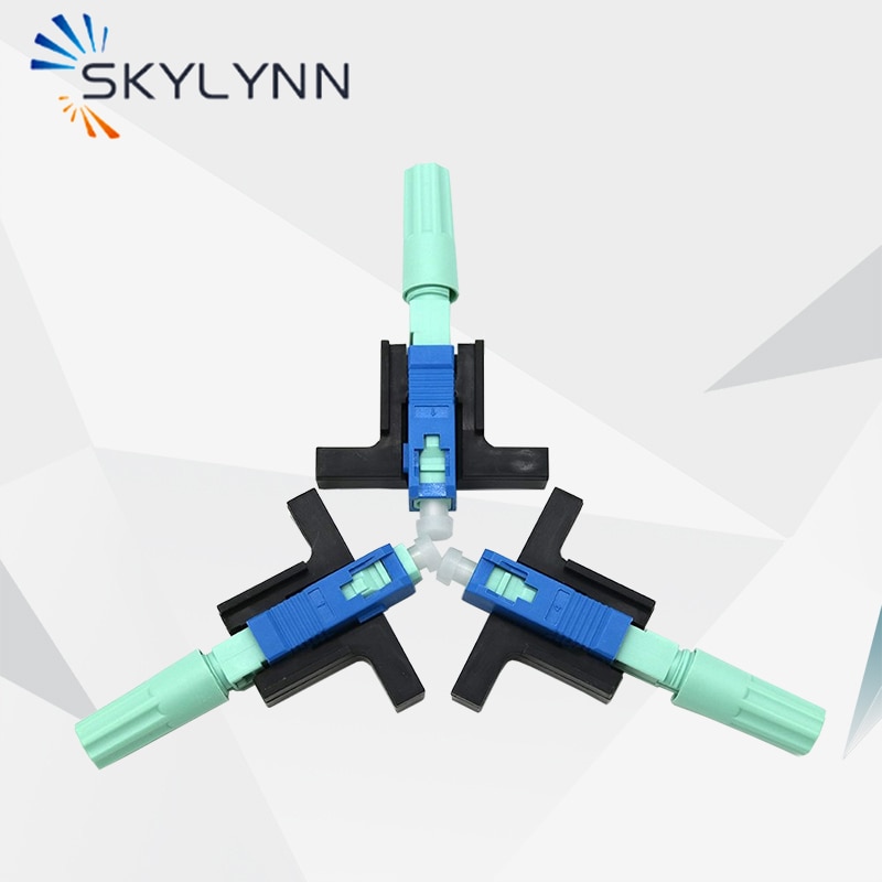 Skylynn High Quality SC/APC Single Mode Single Fiber Fast Connector SC/UPC Fiber Optic Quick Cold Connector
