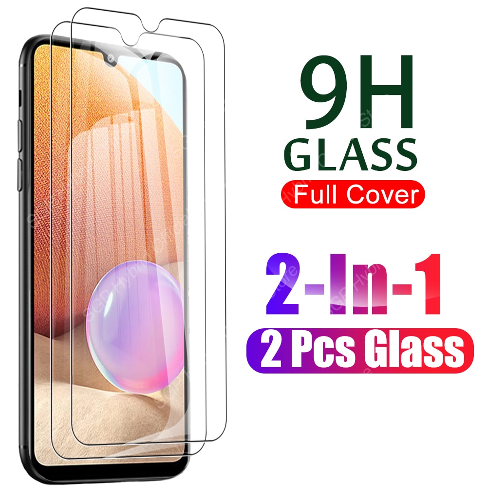 2 Pcs Protective Tempered Glass For Samsung A32 A30 A30s A31 Screen Protector On M30 M30s M31 M31s M32 5G A M 30 S 30s 31 31s 32