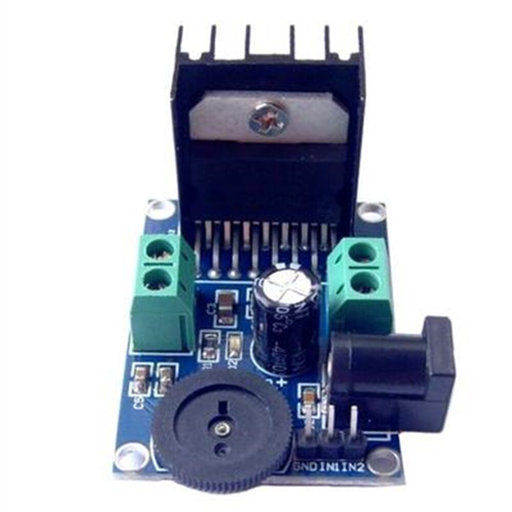 1Pcs Audio Power Amplifier board DC 6 to 18V TDA7297 Module Double Channel 10-50W Wholesale