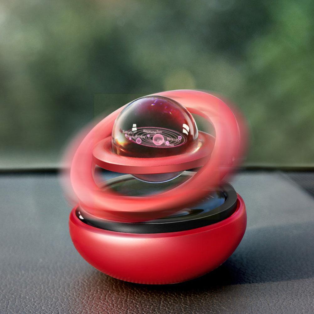 Creative solar car perfume interstellar rotation aromatherapy decorations car personalized air Interior Freshener Ornament B2N1
