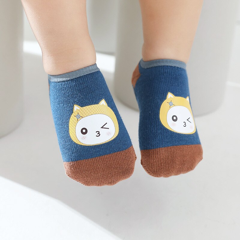0-5Y Baby Cotton Non-slip Home Floor Socks Toddlers Kids Newborn Cute Cartoon Socks for Children Girls Boy Infant Spring Autumn