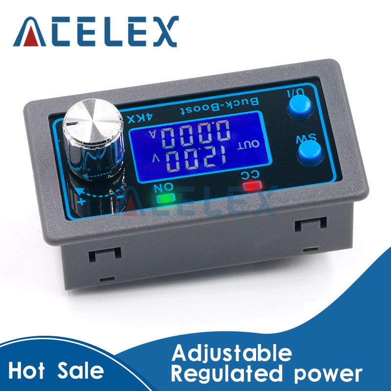 ZK-4KX DC DC Buck Boost Converter CC CV 0.5-30V 4A 5V 6V 12V 24V Power Module Adjustable Regulated laboratory power supply