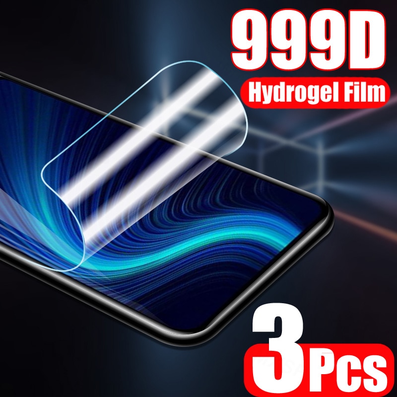 3Pcs Hydrogel Film For Huawei Honor X10 9X 10X Pro Lite 9A 9C 9S Screen Protector For Honor 8X 8A 8C 8S 7A 7C 7S 7X 10i 20i Film
