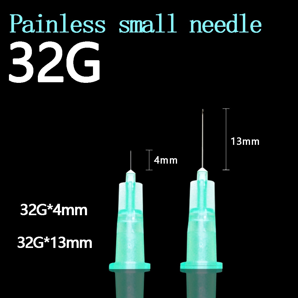 Painless Small Needle Irrigator For Teeth 32G Disposable Syringes Needles Superfine 4mm 13mm Beauty Needle Eyelid Tool Tool