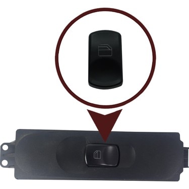For Mercedes Sprinter W906 2006-to On 1 PCs Passenger Window Window Button Cover OEM: to A9065451913 muadil, never used