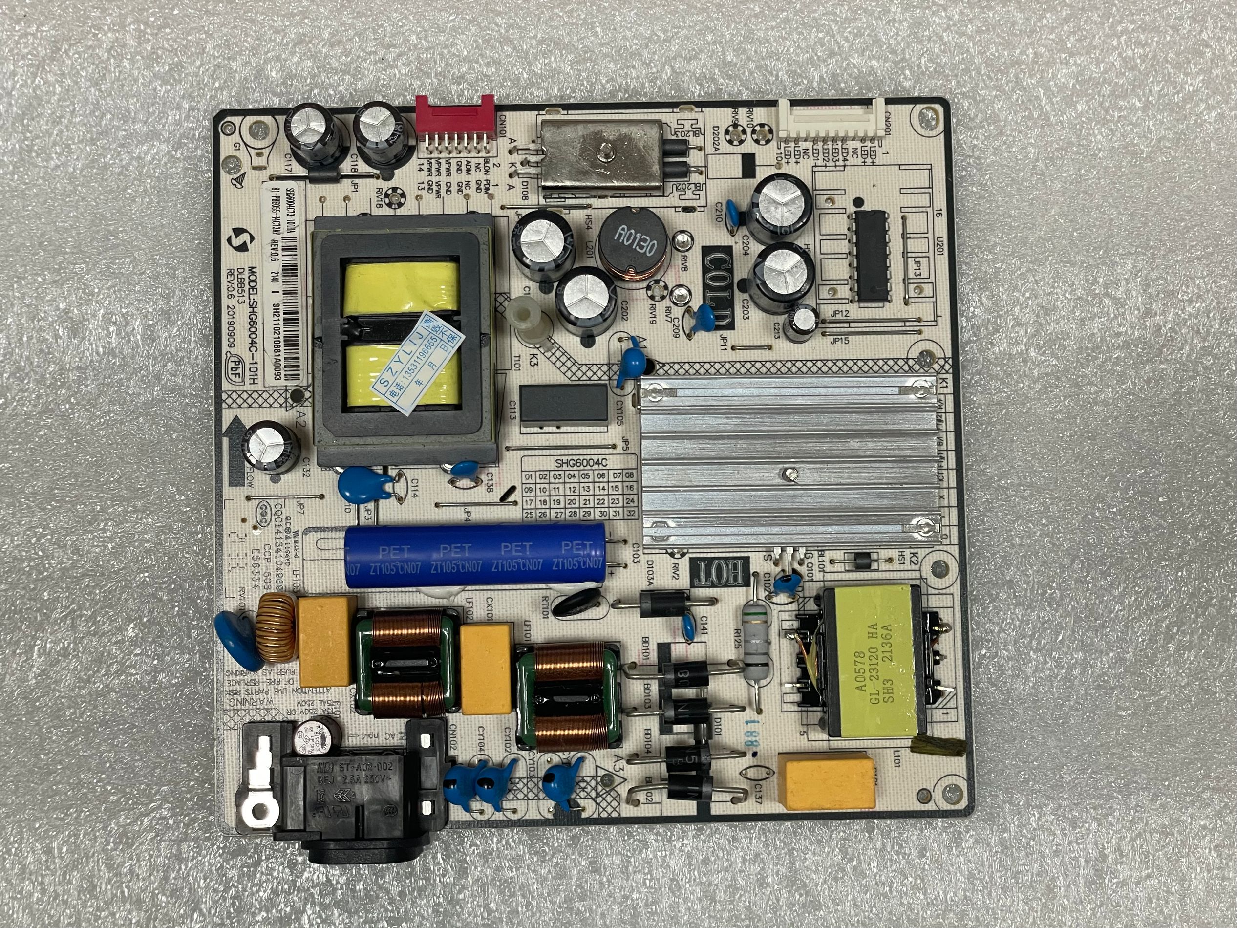 Power board SHG6004C-101H 81T-PBE055-K4C05 circuit board