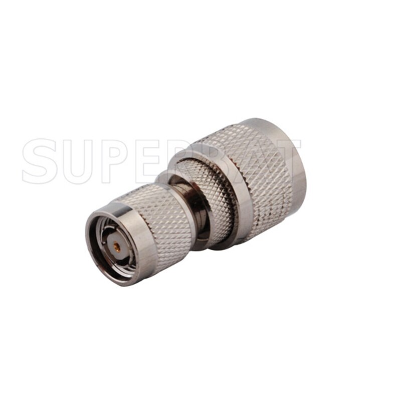Superbat N-TNC Adapter N Plug to RP-TNC Male(female pin) Straight RF Coaxial Connector