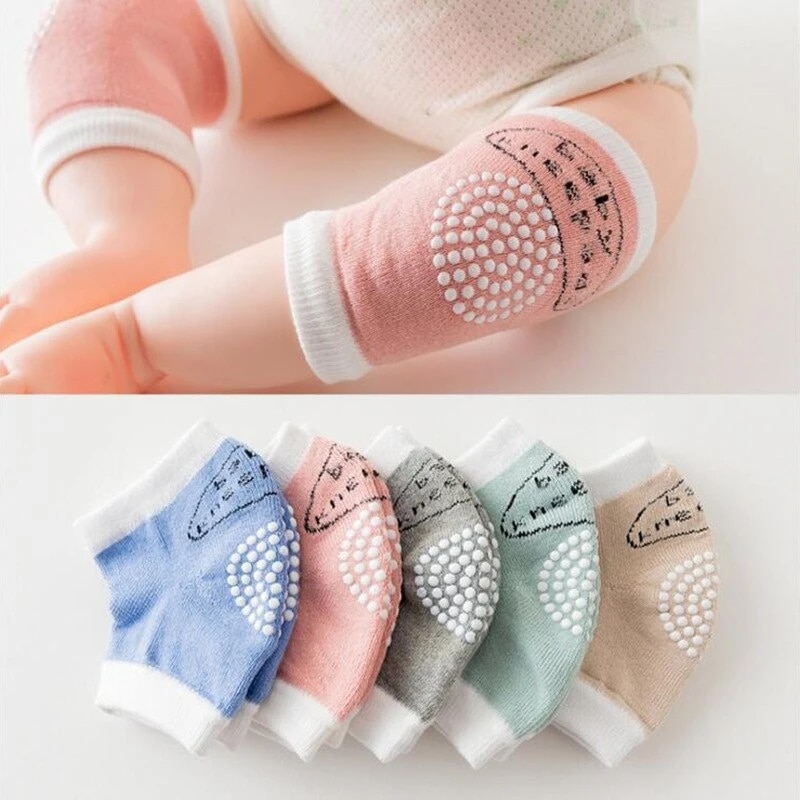 Babys Non-slip Baby Kneecap Children's Cotton Knee Pad Toddler Infant Baby Crawling Knee Pads Kids Thick Mesh Breathable