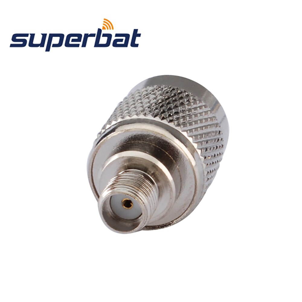 Superbat 5pcs SMA-TNC Adapter SMA Female to TNC Male Straight RF Coaxial Connector
