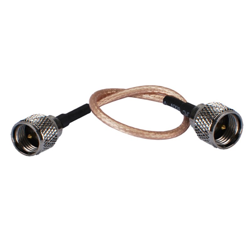 Superbat Mini-UHF Plug to Mini-UHF Male Pigtail Cable RG316 15cm RF Coaxial Cable