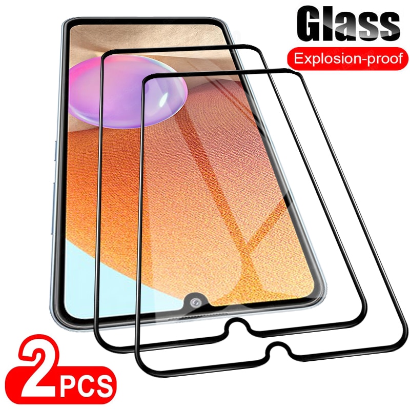 2 PCS Full Cover Protective Glass for Samsung Galaxy A32 Screen Protector Films For Samsun A32 A42 5G A41 A31 A 32 42 Glass Film