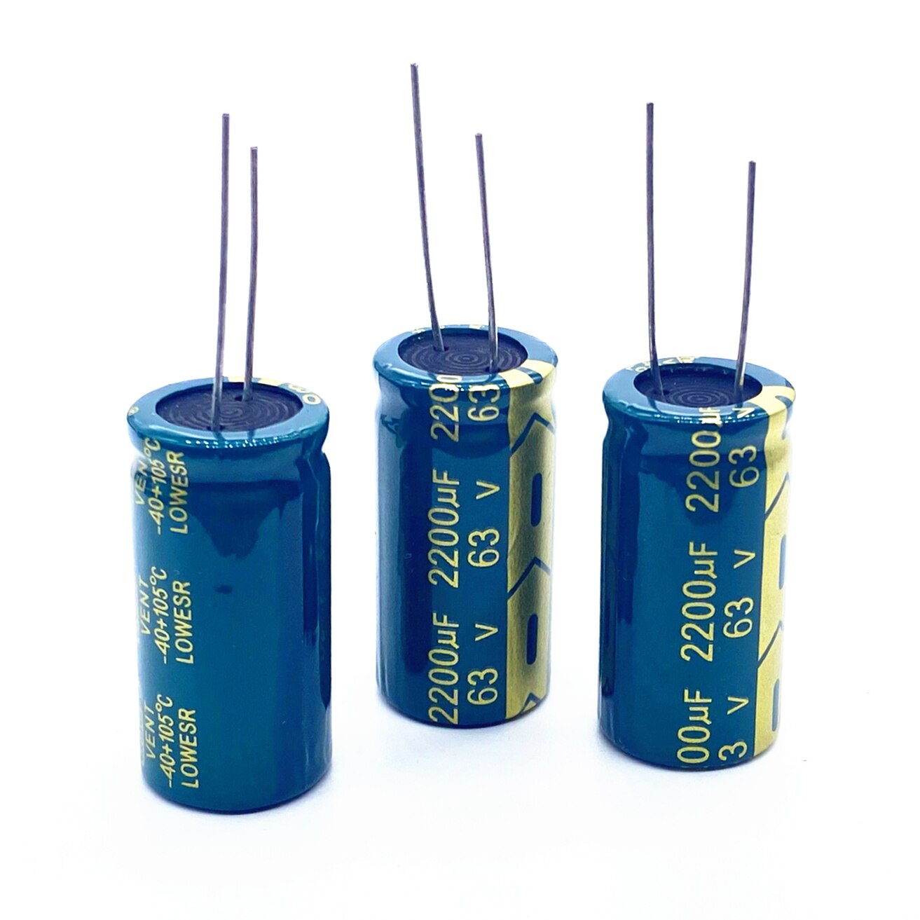 2pcs/lot 63V 2200UF 18*35 High Frequency Low Impedance Aluminum Electrolytic Capacitor 2200uf 63V 20%