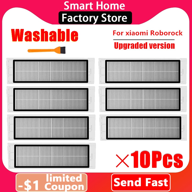 For XiaoMi Roborock S5 S51 S50 S55 Xiaowa E25 Upgraded version Cleaner Robot HEPA filter Mop Cloths Rags